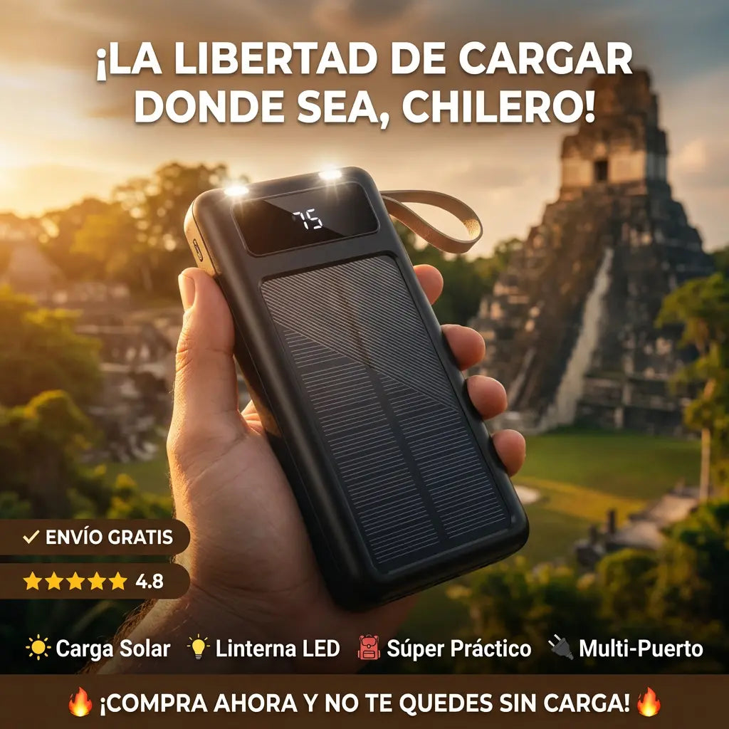 POWER BANK SOLAR MULTICABLE