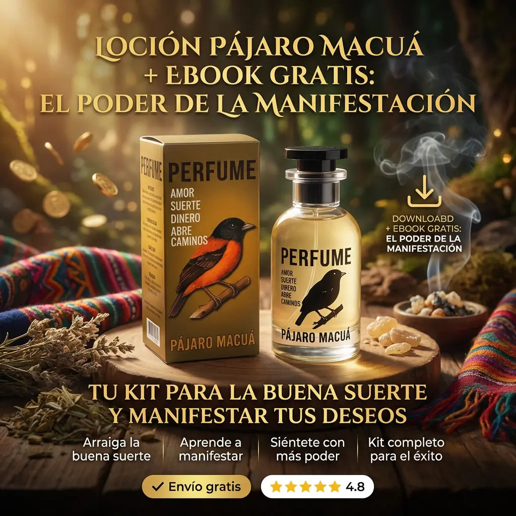 LOCION PAJARO MACUA. PAGA 1 Y LLEVA 2