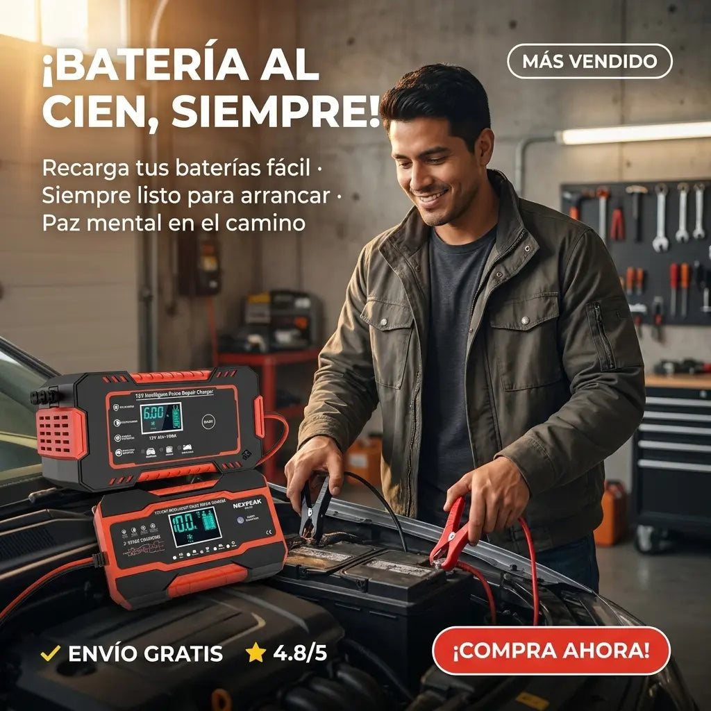 CARGADOR DE BATERIA DE CARRO