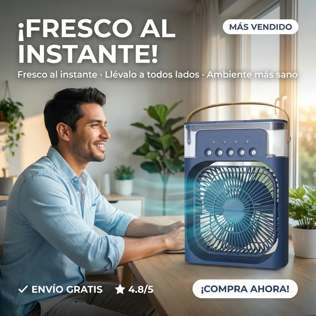 MINI ENFRIADOR DE AIRE PORTATIL