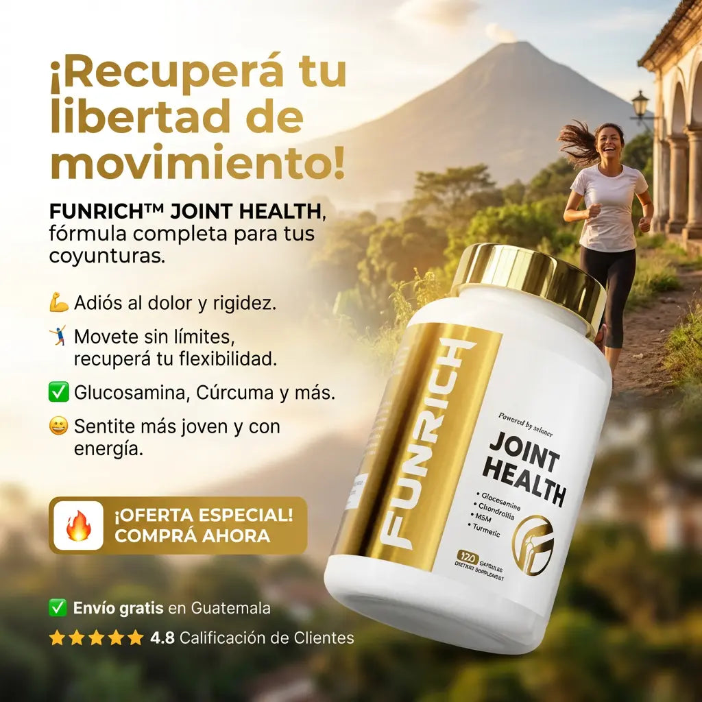 FUNRICH™ CAPSULAS DE CURCUMA: Salud Articular