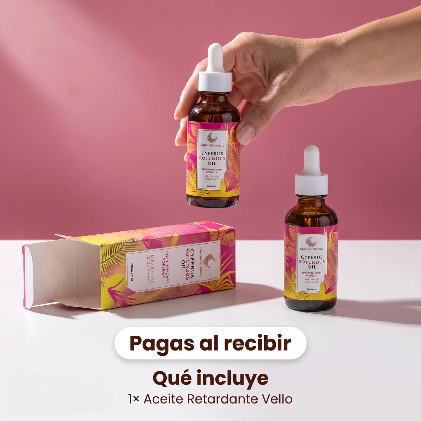 CYPERUS ROTUNDUS OIL - Aceite depilador y retardante de vello.