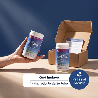MAXCALM - Magnesio Relajante y recuperador.