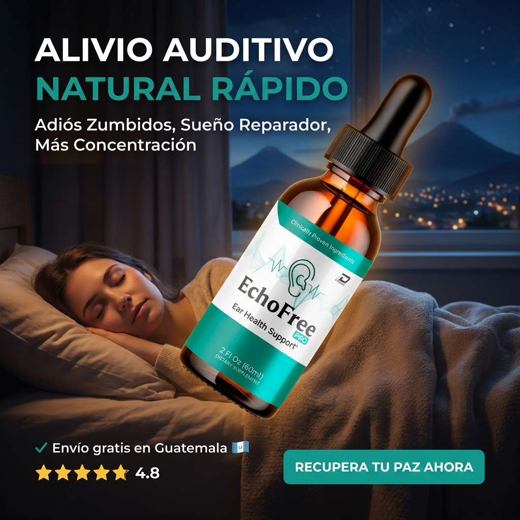 ECHOFREE™ ALIVIO AUDITIVO + EBOOK GRATIS: SALUD AUDITIVA