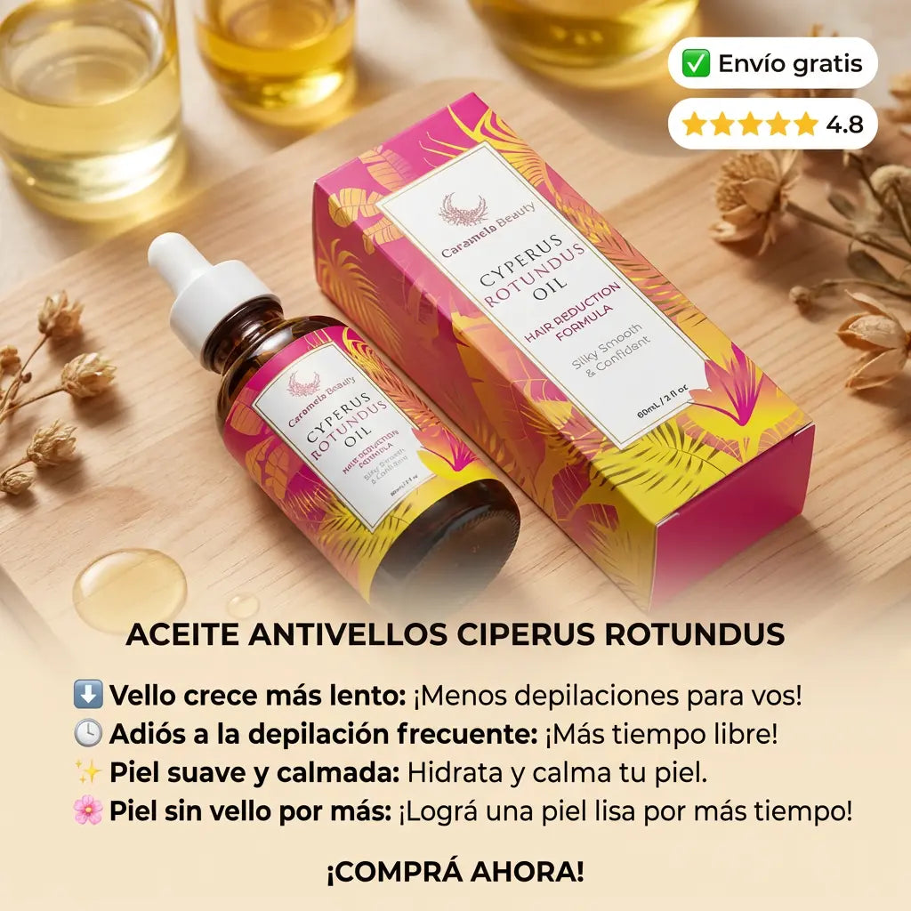 Aceite Antivellos CIPERUS ROTUNDUS