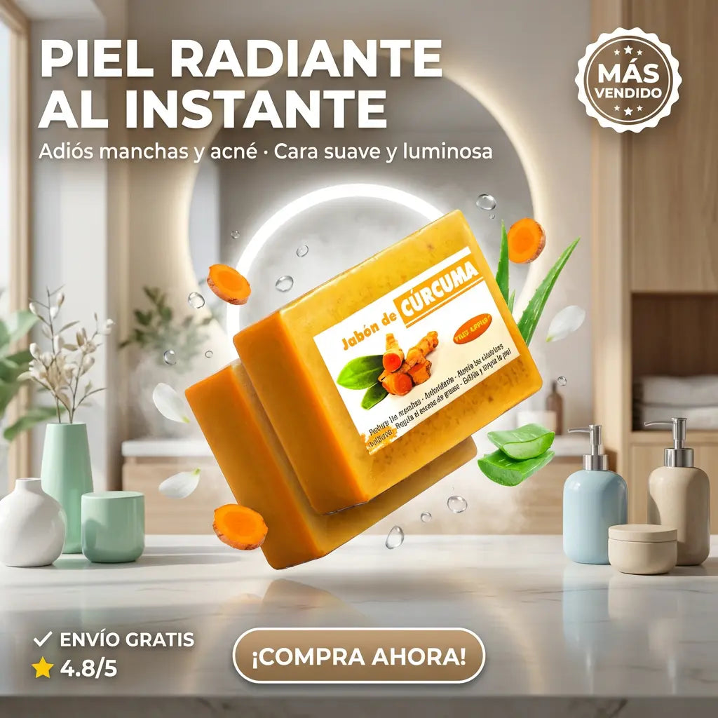 JABON DE CURCUMA PAGA 1 Y LLEVA 2