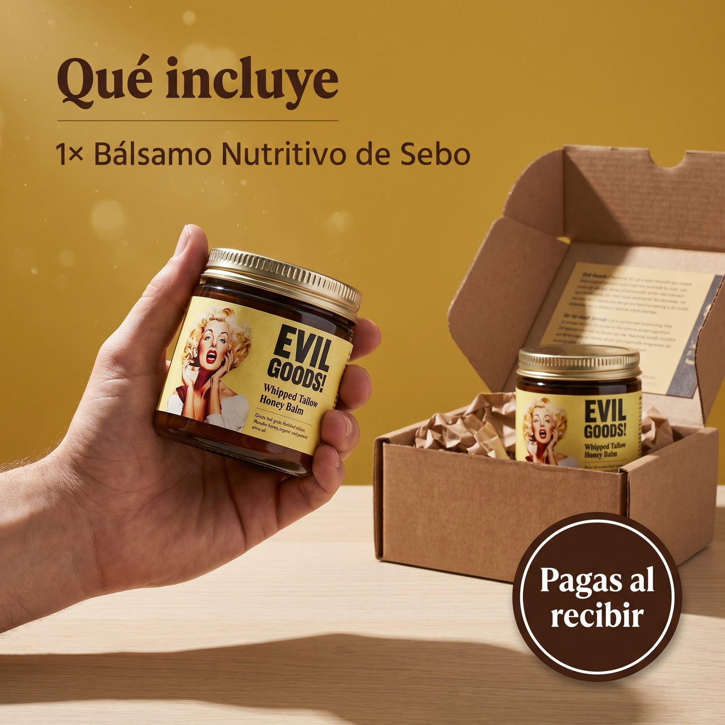 EVIL GOODS: Bálsamo Nutritivo de Sebo