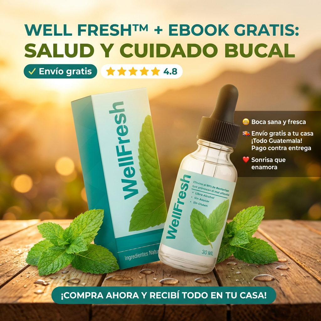 WELL FRESH™ + EBOOK GRATIS: SALUD Y CUIDADO BUCAL
