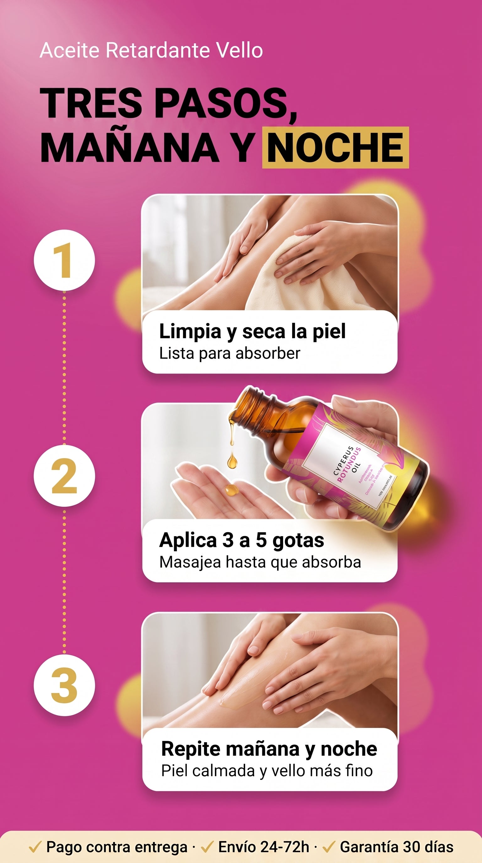 Aceite Retardante Vello — howto